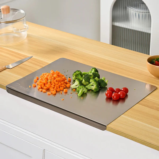 Multipurpose Stainless Steel Cutting Board